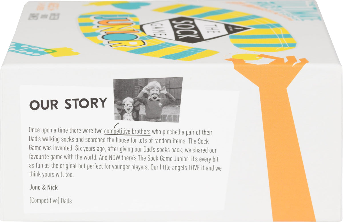 Green Brothers Games | The Sock Game Junior | Family Game | Ages 5+ | 2+ Players | 15+ Minutes Playing Time 4