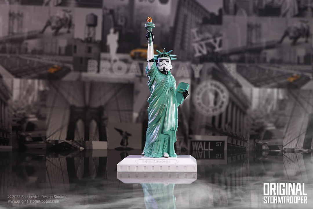 Original Stormtrooper Statue of Liberty Figurine 23.5cm Officially Licensed