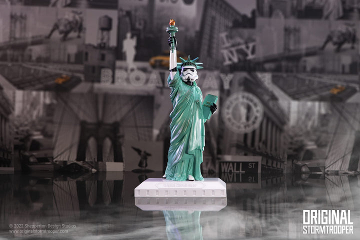 Original Stormtrooper Statue of Liberty Figurine 23.5cm Officially Licensed