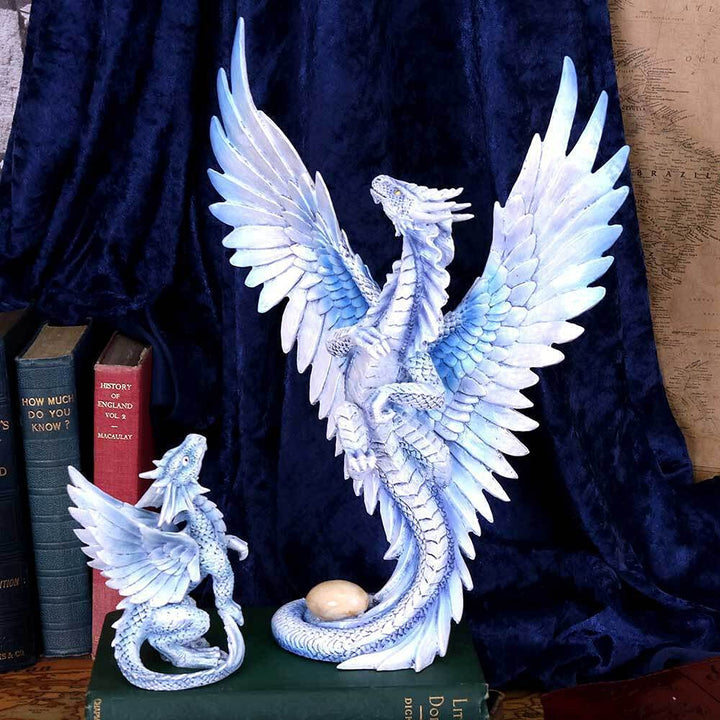 Anne Stokes Age of Dragons Adult Silver Dragon Figurine 31.5cm