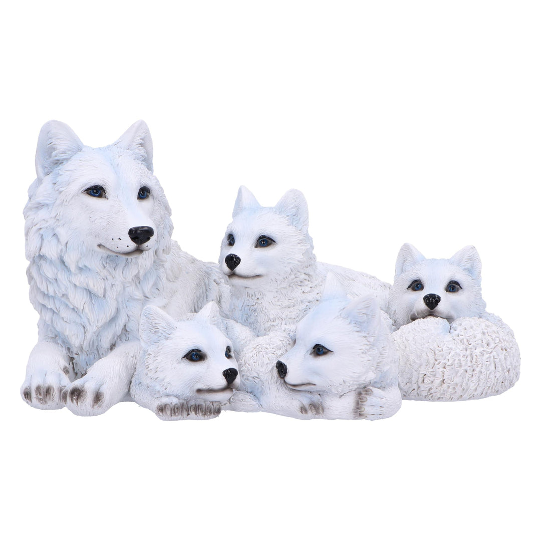 Pups Protection Mother Wolf and Cubs Figurine 20.5cm
