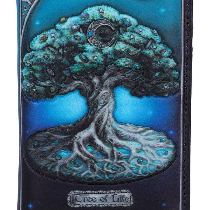 Tree of Life Pagan Moon Embossed Purse 18.5cm