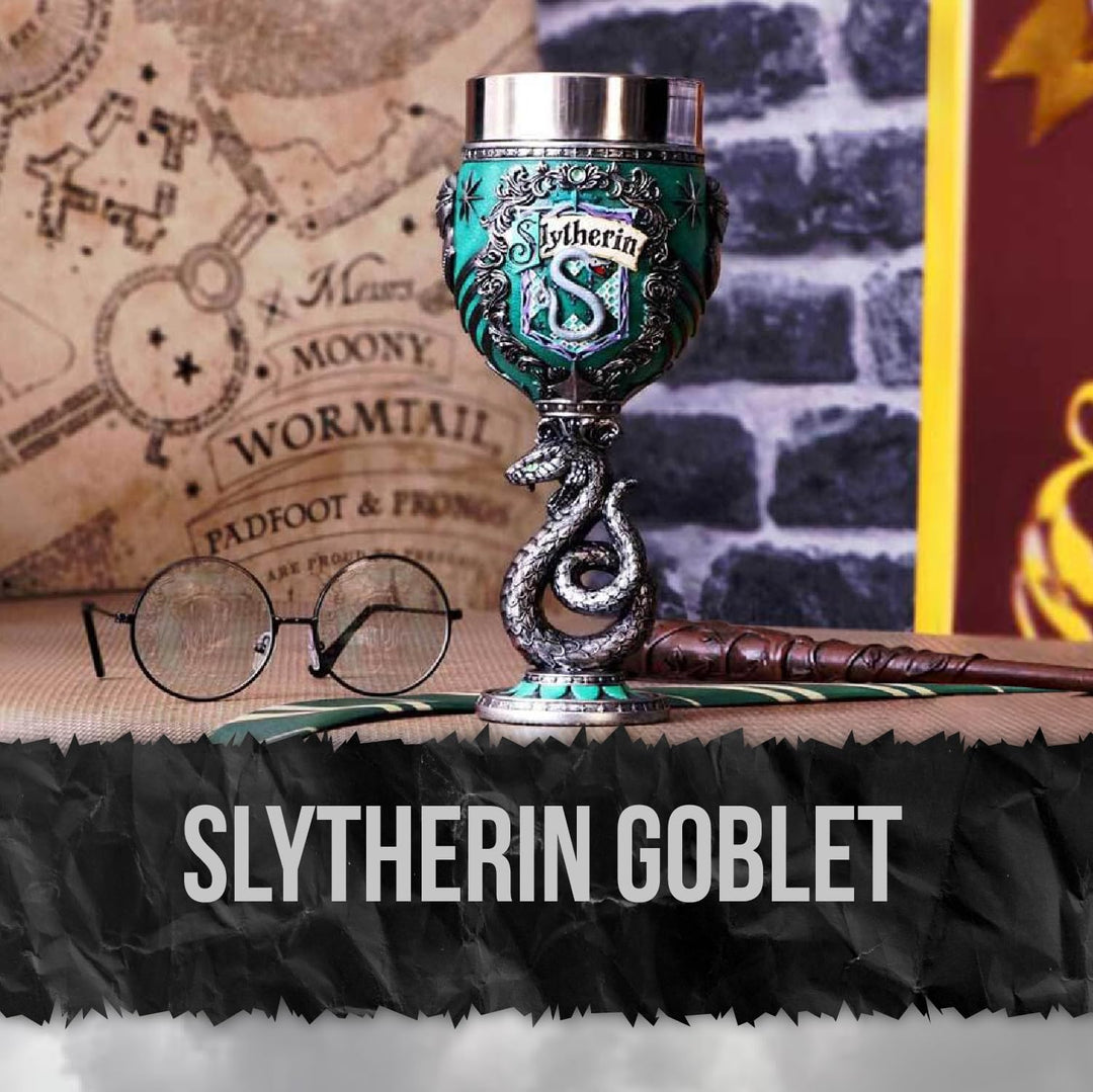 Harry Potter Slytherin Hogwarts House Collectible Goblet 19.5cm