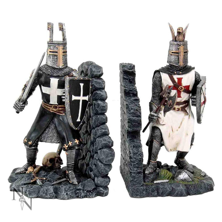 The Duel Bookends Historical Crusader Ornament Figurines 19cm