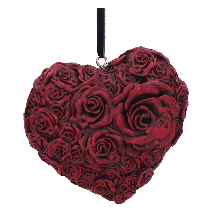 Love Everlasting Skeleton Roses Hanging Ornament 7.8cm