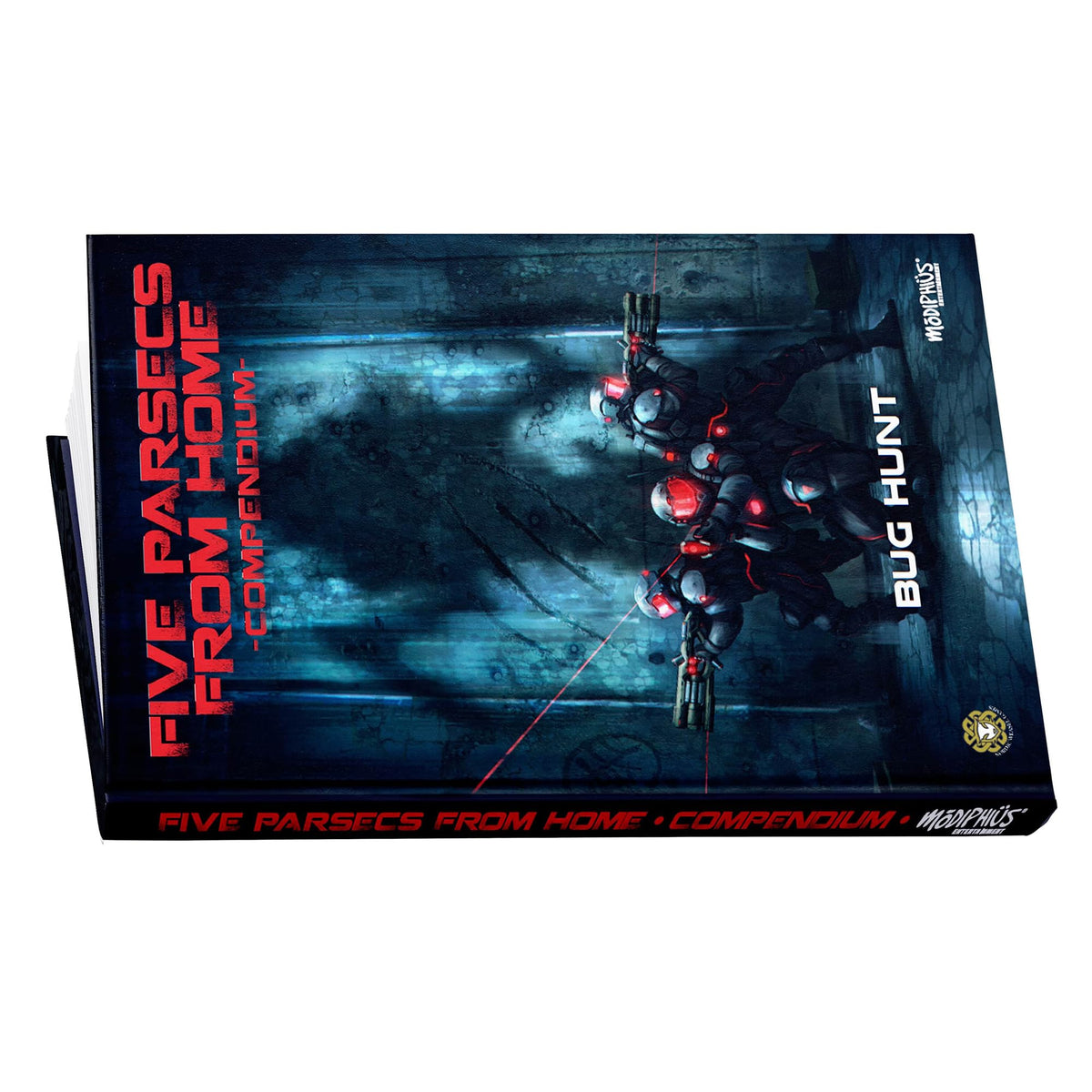 Modiphius Entertainment: Five Parsecs from Home: Compendium - Bug Hunt - Hardcover RPG Book, Sci-Fi Campaign, Solo Adventure War Tabletop Game 5