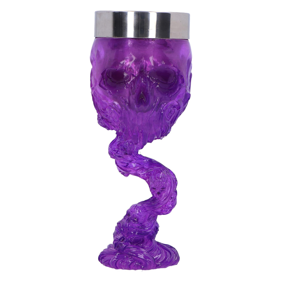 Soul Spirit Clear Purple Skull Goblet Magic 19.3cm