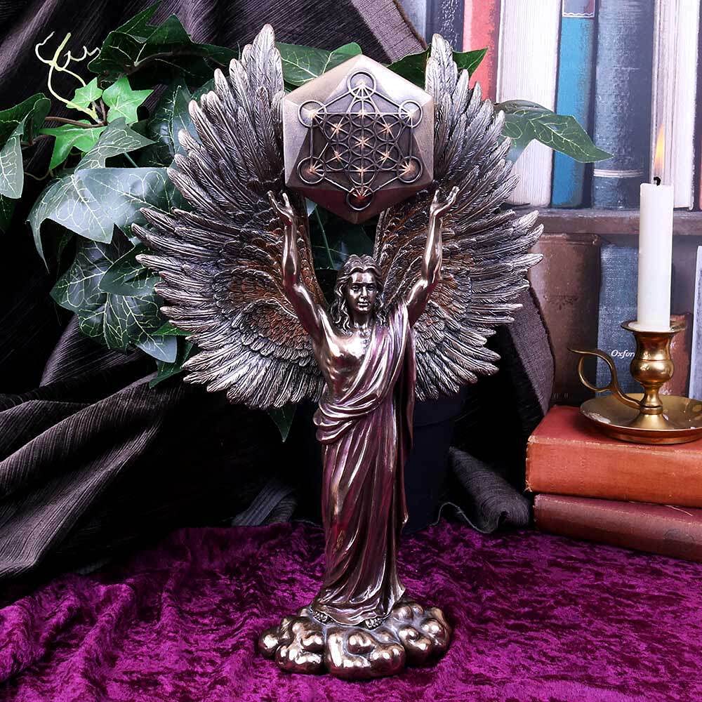 Ethereal Metatron Angel Bronze Figurine 35cm