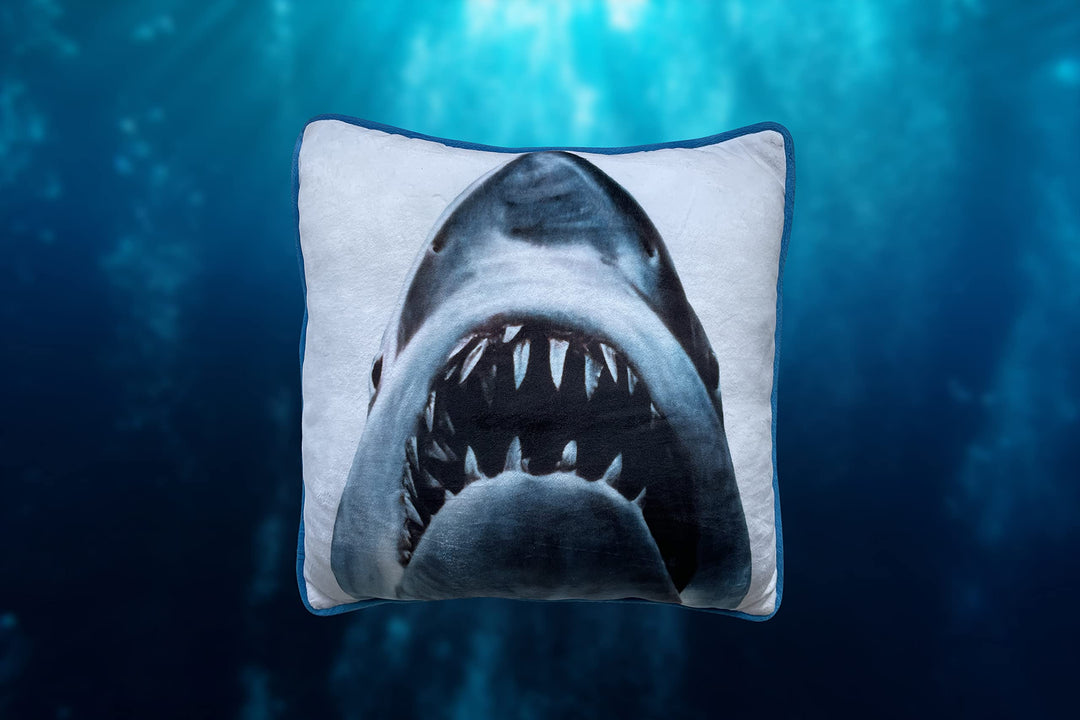 Jaws Soft to Touch Cushion 40cm