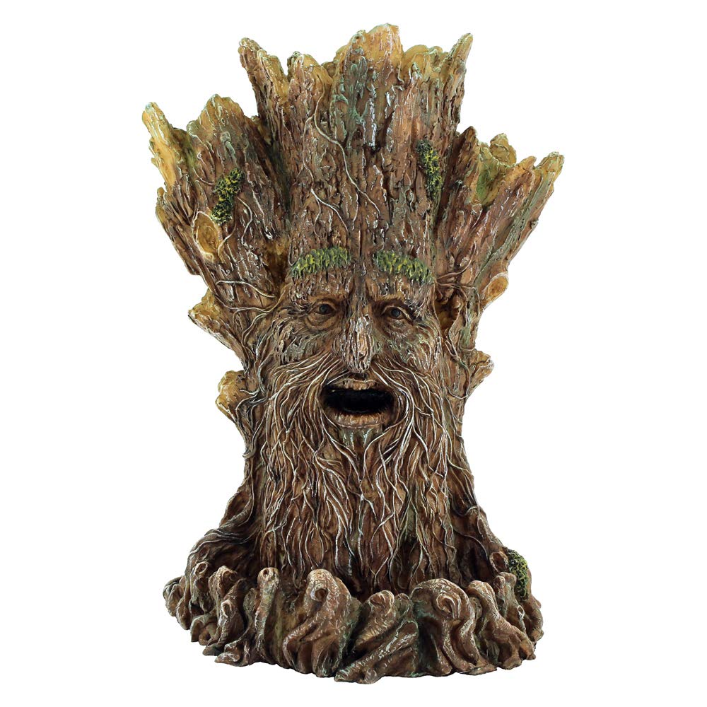 Tree Spirit Green Man Backflow Incense BurnerTower 19cm Tower