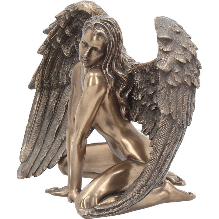 Angels Passion Figurine Bronze Naked Angel Ornament 17.5cm