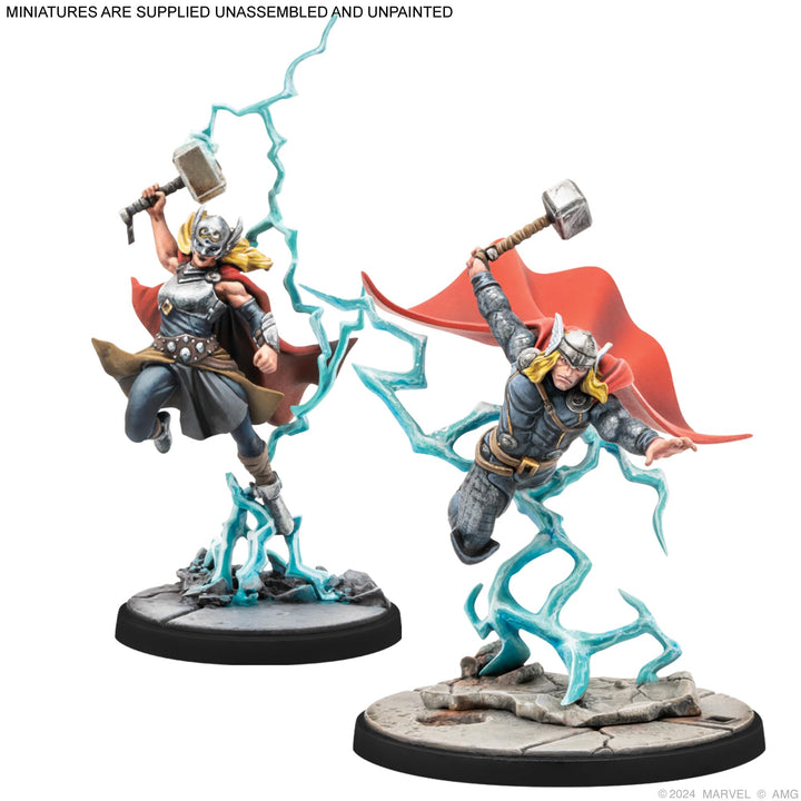 Mighty Thor Lady SIF Thor Hero of Midgard and Loki Prince of Lies Character Pack