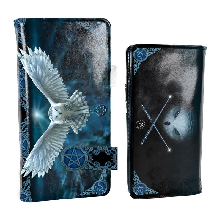 Awaken Your Magic Owl Embossed Purse 18.5cm