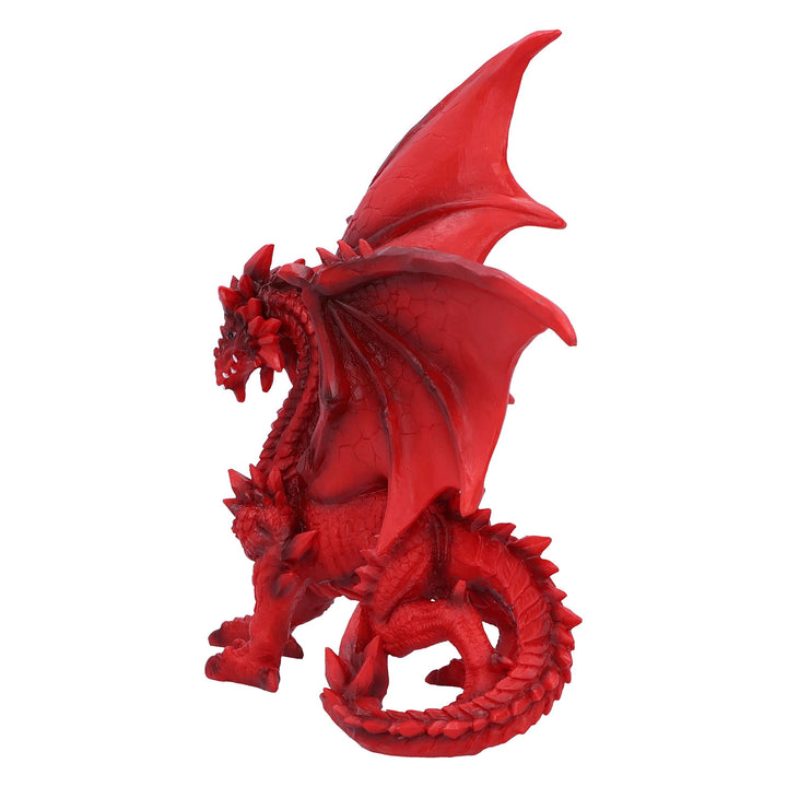 Tailong Red Dragon Figurine 21.5cm