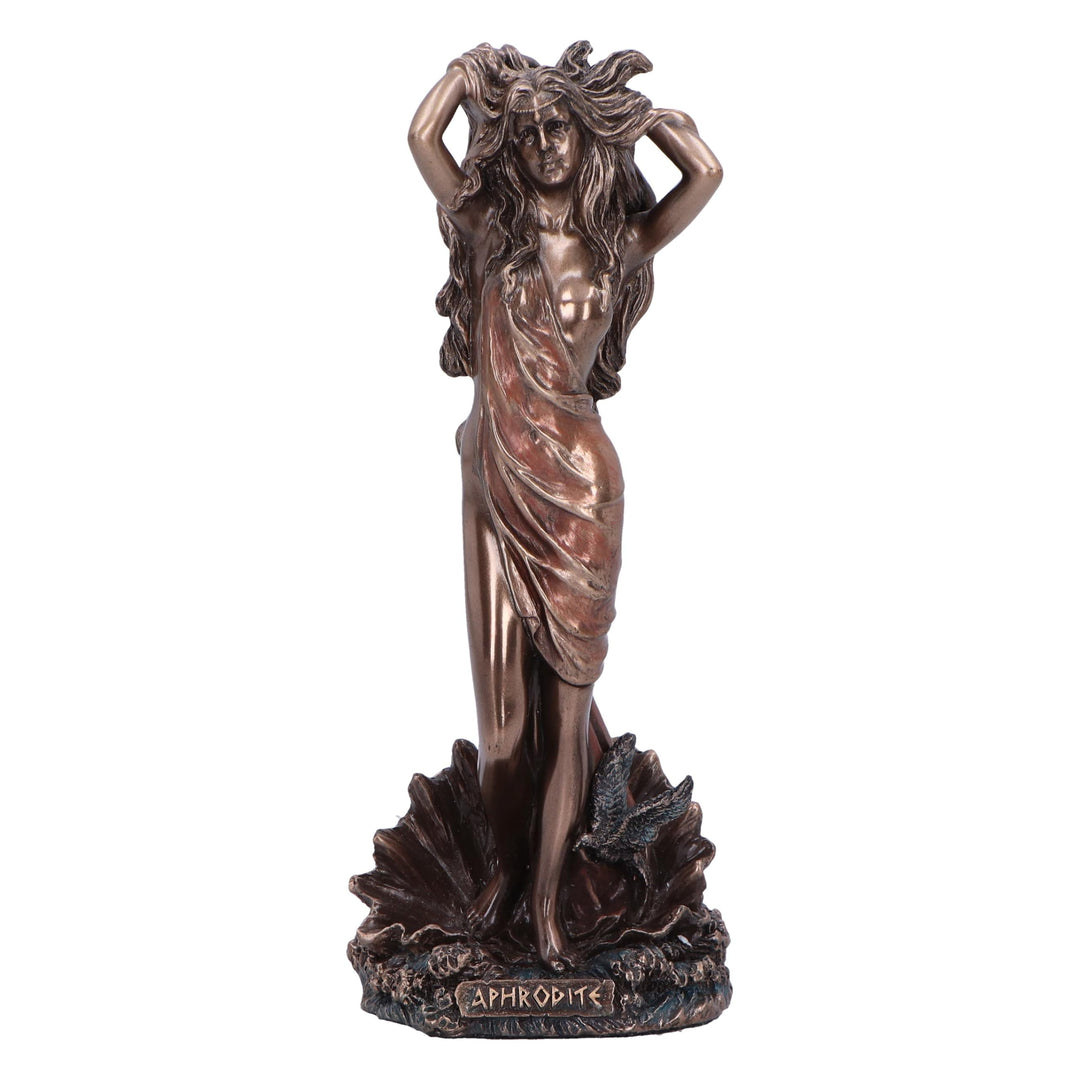Aphrodite Goddess of Love Bronze Figurine 15cm