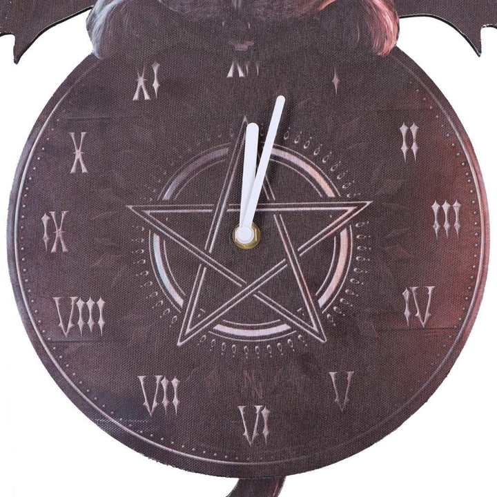 Cult Cuties Malpuss Wall Hanging Clock with Swinging Tail Tickin 41cm