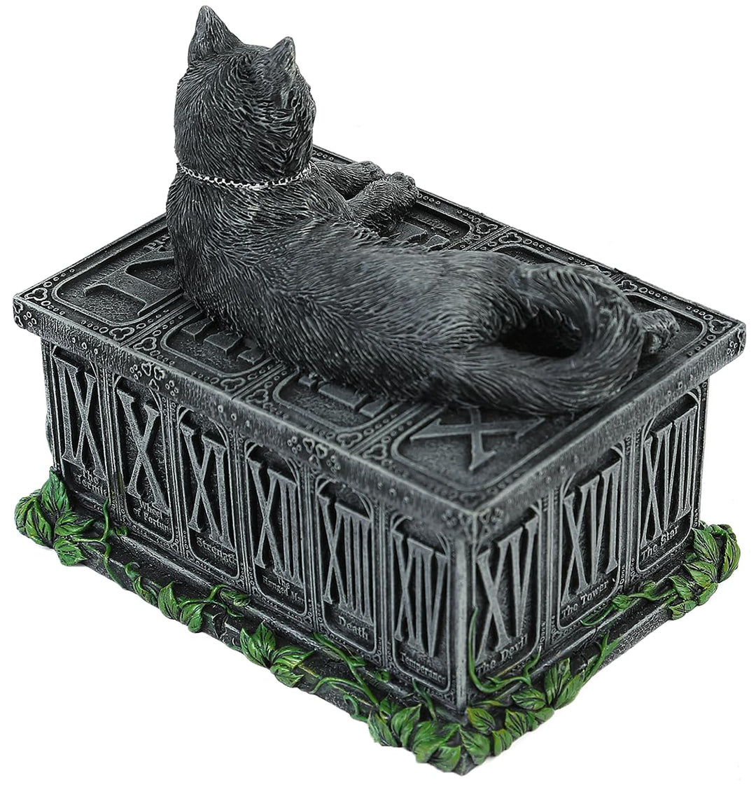 Fortunes Watcher Cat Familiar Tarot Box Fortunes 17cm