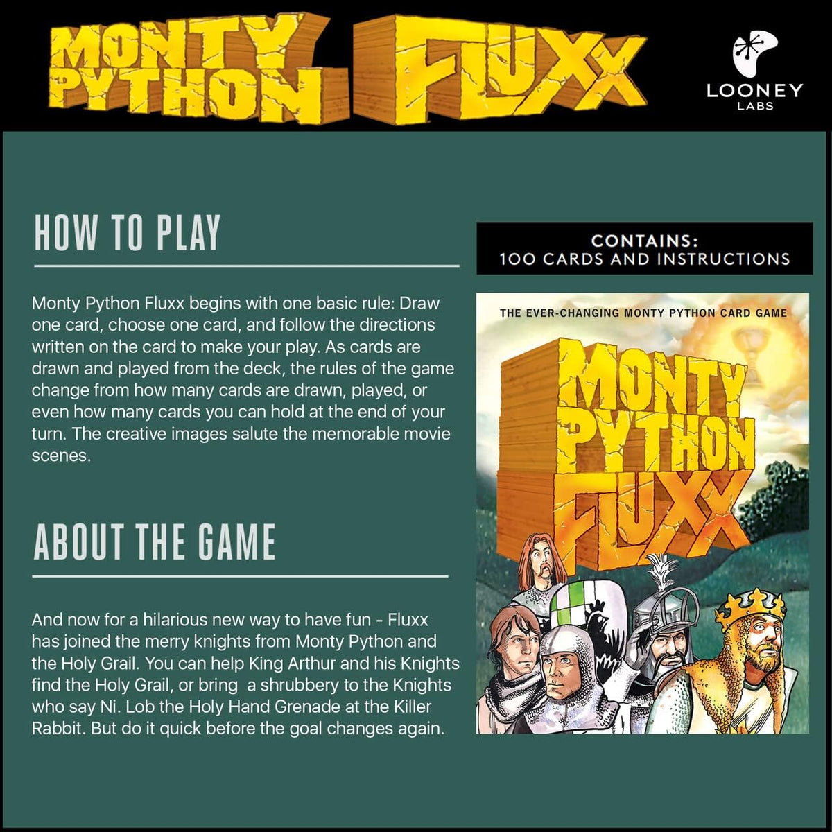 Monty Python Fluxx Board Game