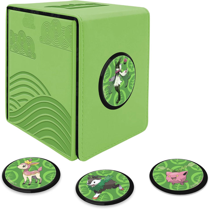 Pokemon Gallery Series Morning Meadow Alcove 4 Click Deck Box