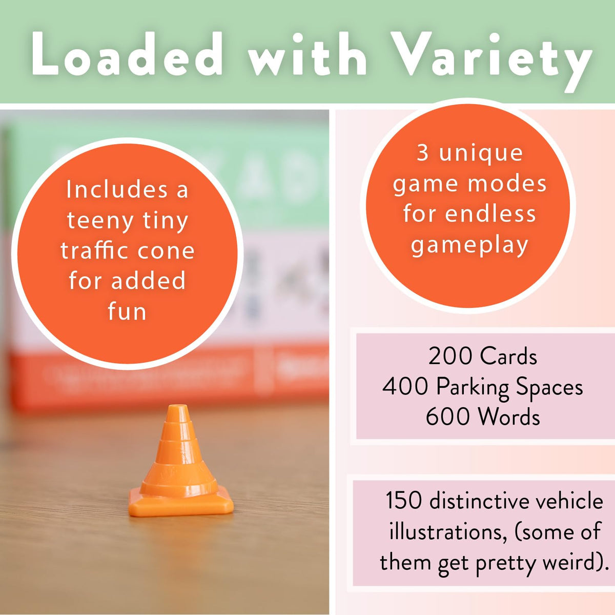 Parkade Board Game - Word Games and Parking Cars - Party Game for Friends and Family Game Night - 5-15 Minutes for 3-13 Players 6