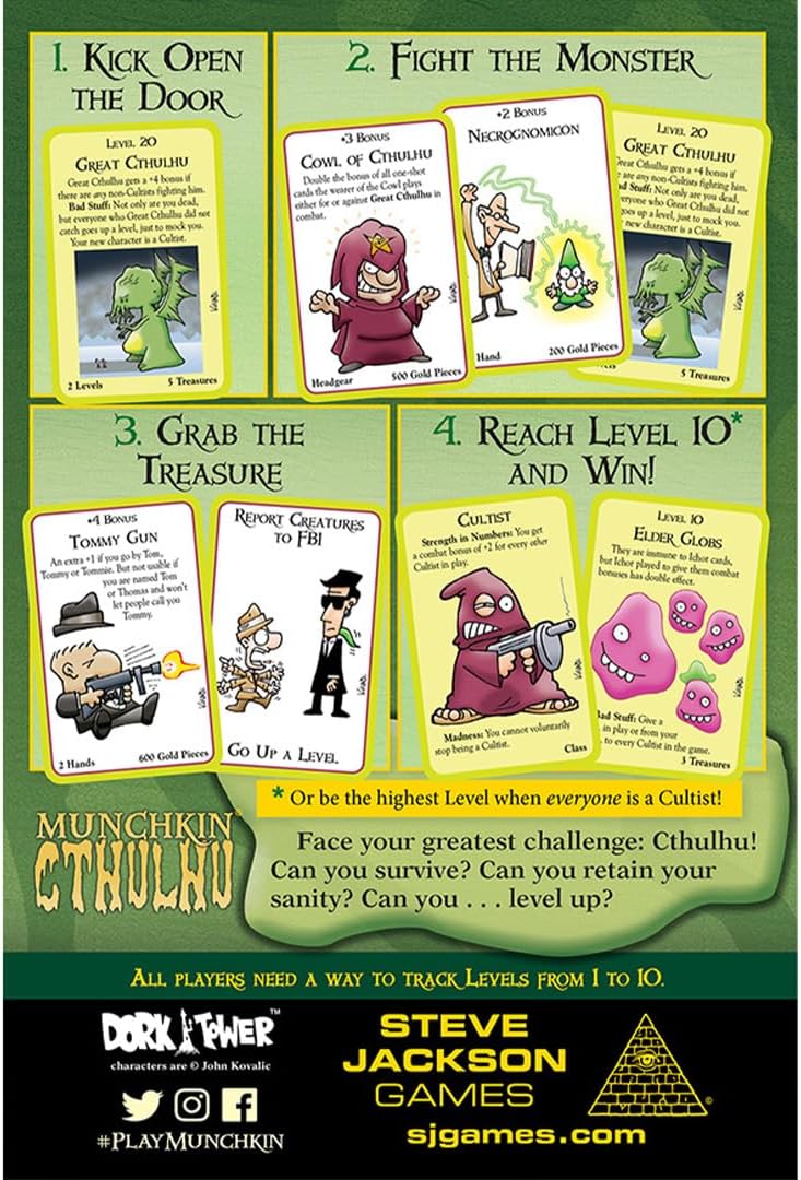 Munchkin Cthulhu Horror Card Game