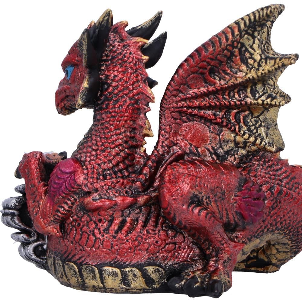 Keeper of the Key Red a Dragon Guardian Figurine 9cm