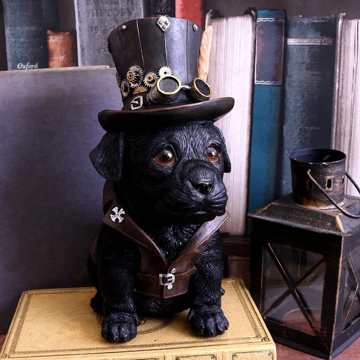 Cogsmiths Adorable Steampunk Dog Figurine 21cm
