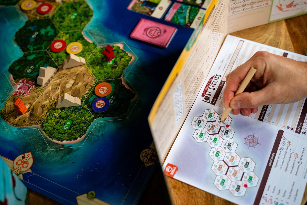 Renegade Games Studio The Search for Lost Species - Board Game, Renegade Games Original, Deduction Strategy Logic Animal Game, Ages 13+, 1-4 Players, 60-75 min 9