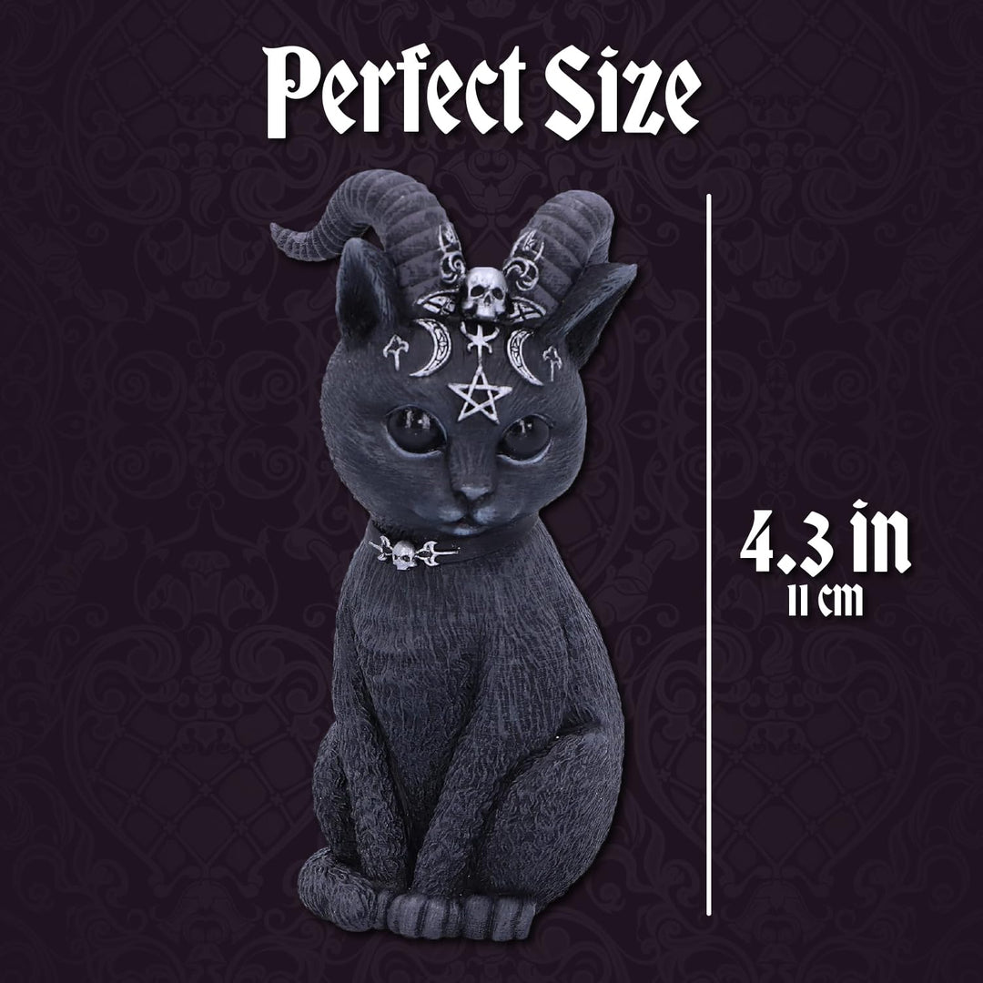 Pawzuph Horned Occult Cat Figurine 11cm