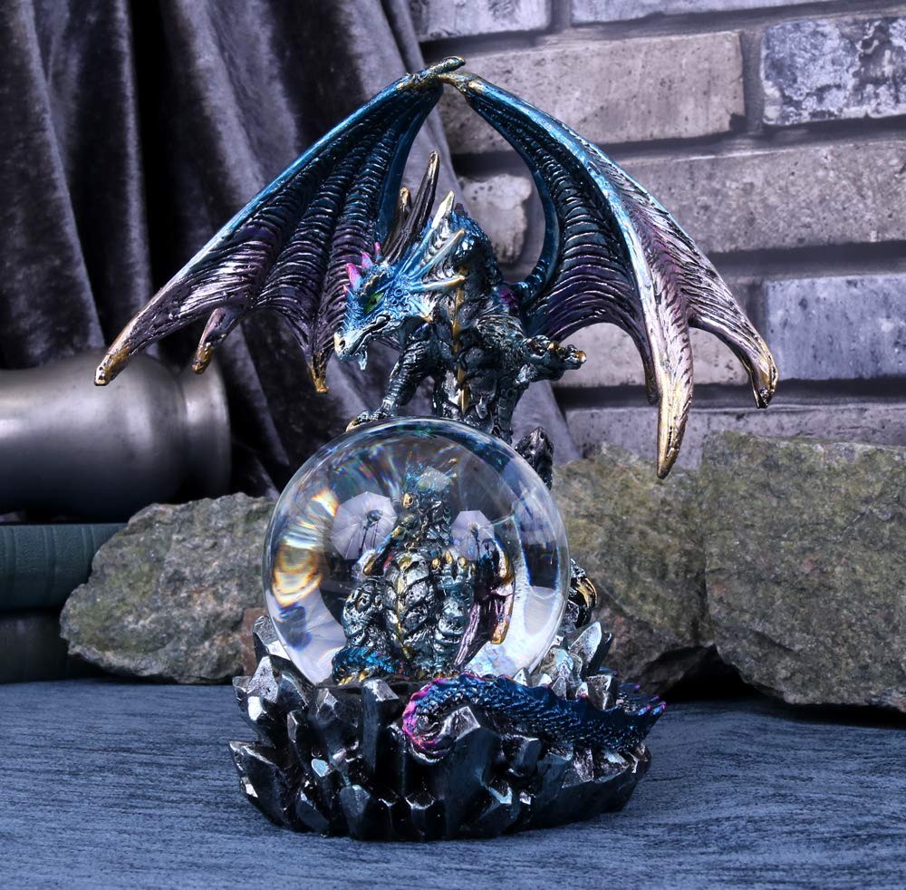 Azul Oracle Blue Dragon Fortune Seer Figurine 19cm