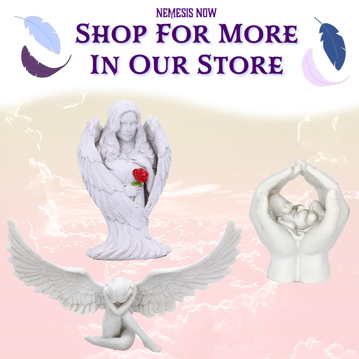 Raised To Heaven Cherub Figurine 11cm
