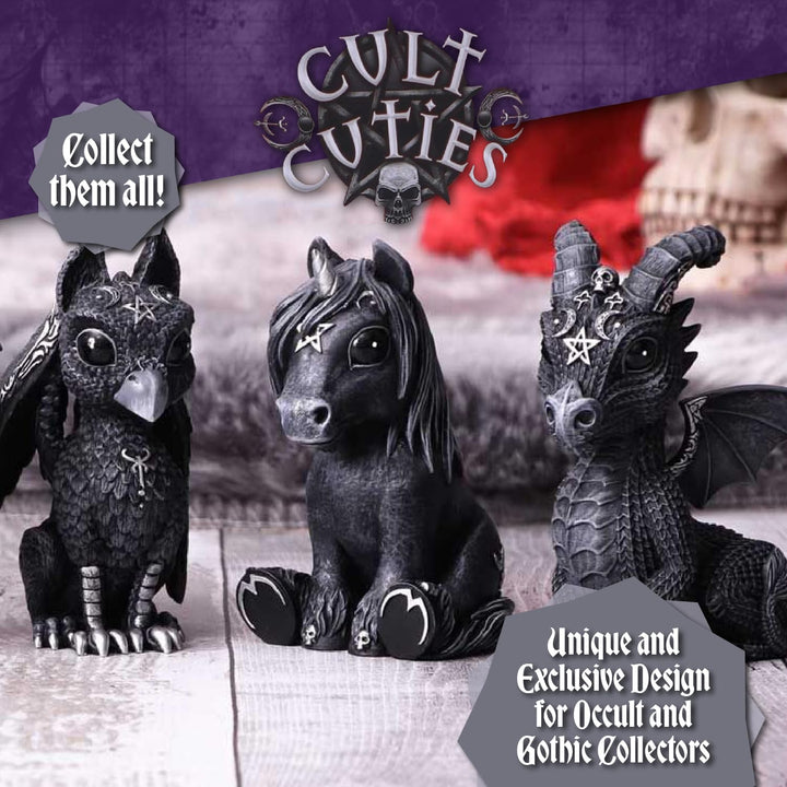 Pawzuph Horned Occult Cat Figurine 11cm