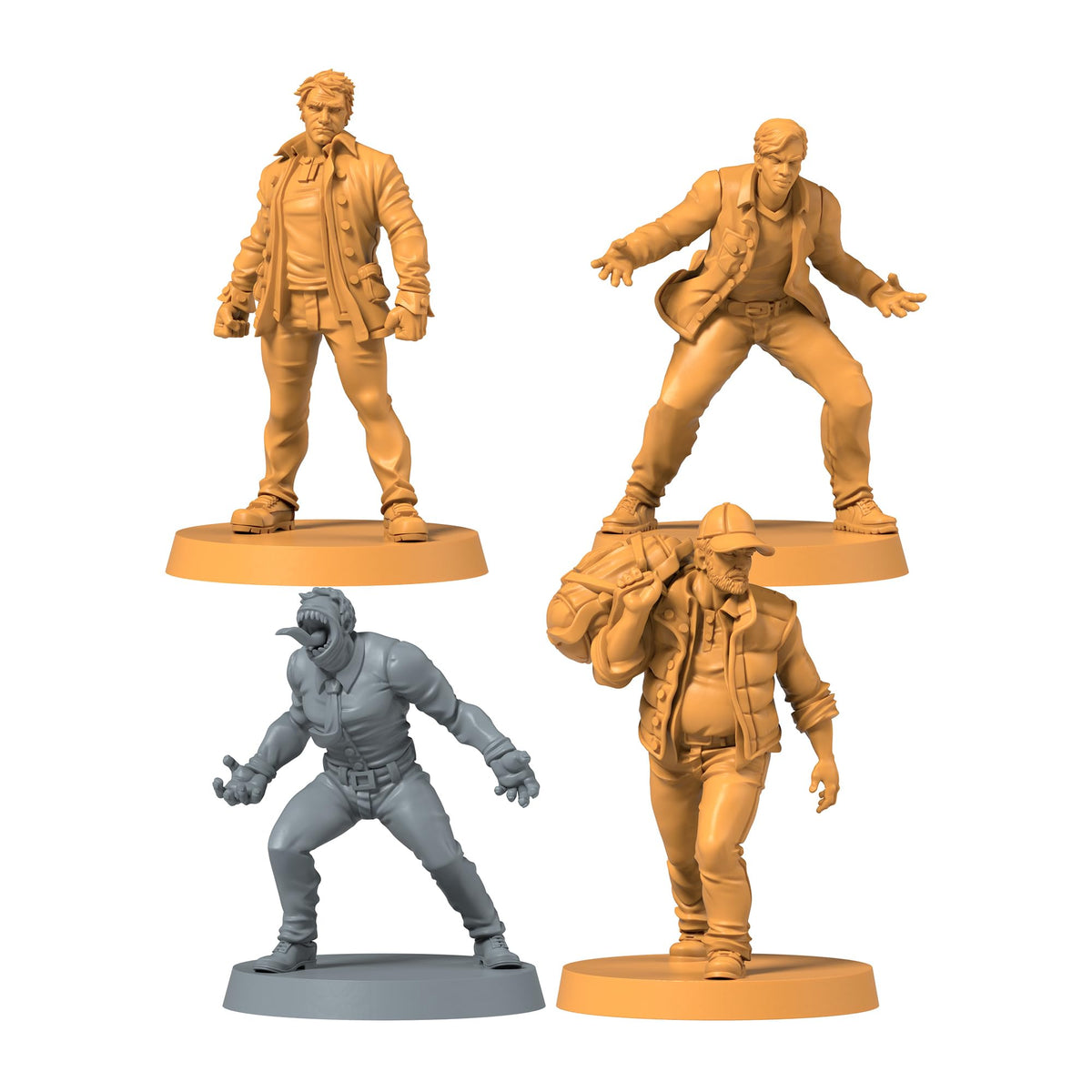 CMON Zombicide Supernatural Character Pack #2 - Jack Kline, John Winchester, Bobby Singer, Leviathan - Cooperative Strategy Board Game for Ages 14+, 1-6 Players, 60 Minute Playtime, Made 2