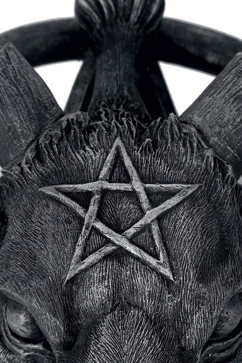 Baphomet Head Goat God Deity Pentagram Wall Plaque 40cm