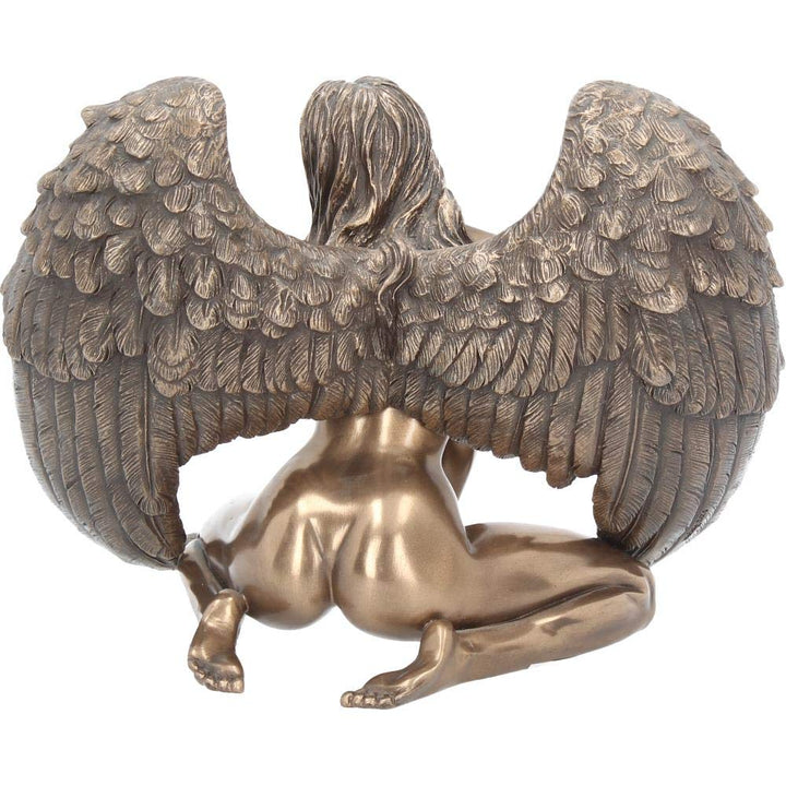 Angels Passion Figurine Bronze Naked Angel Ornament 17.5cm