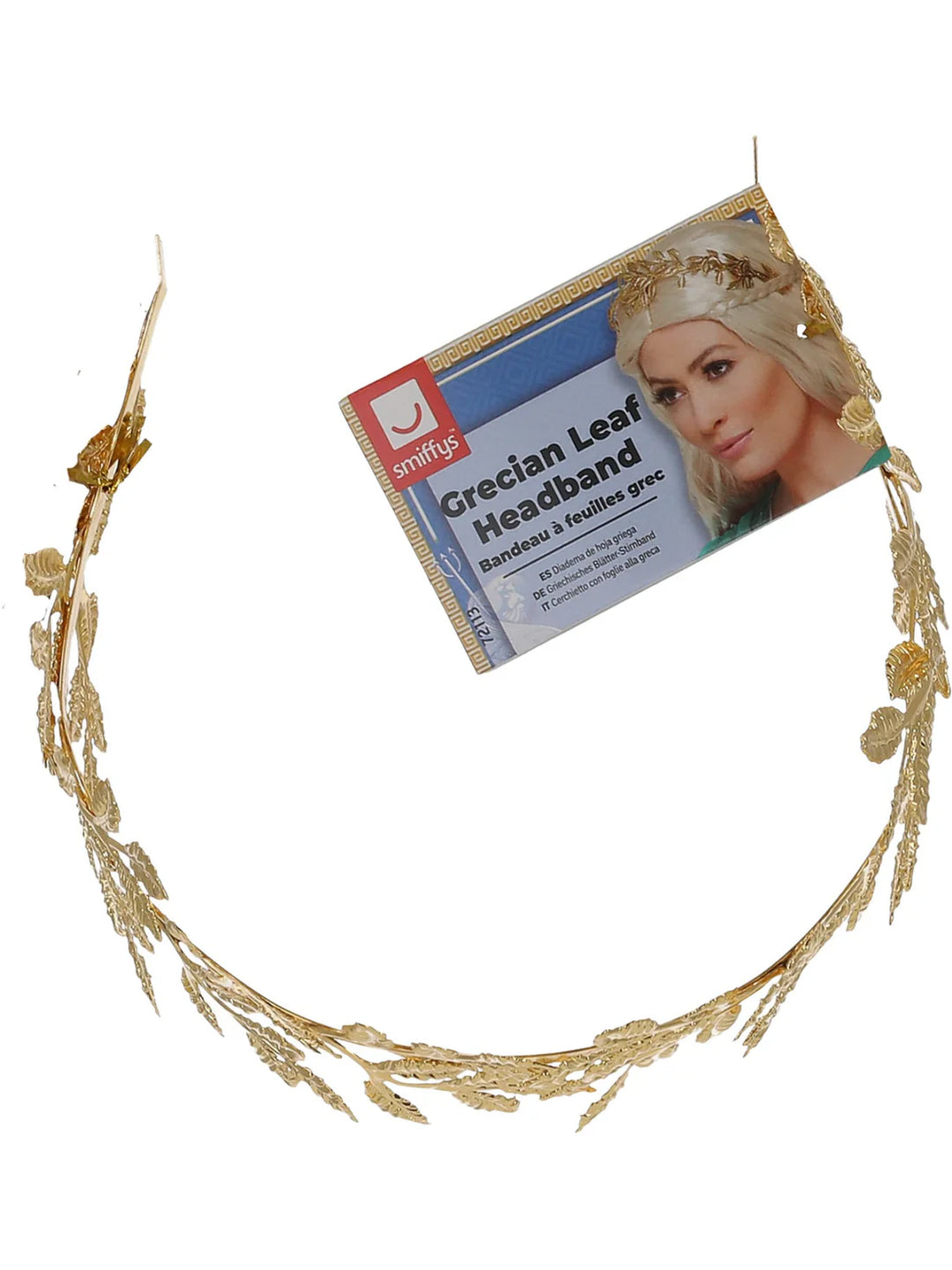 Grecian Leaf Headband Gold Coloured Adult Costume Jewellery