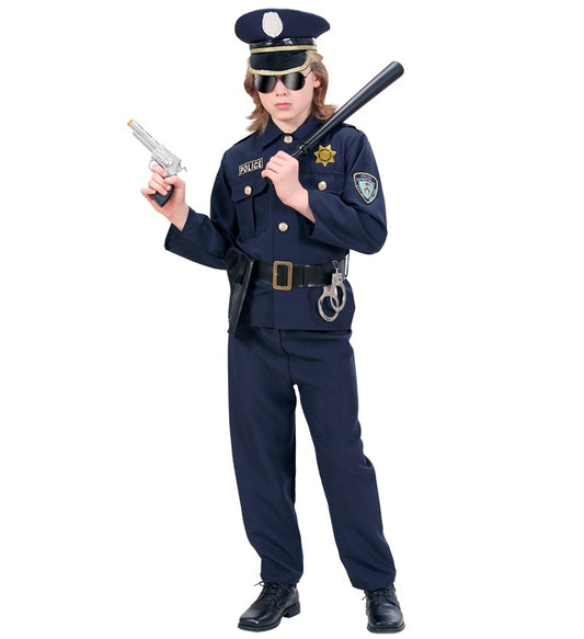 Policeman Coat, Pants, Belt With Holster, Hat