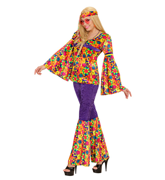 Hippie Girl Velvet Shirt, Pants, Headband