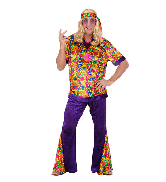 Hippie Dude Velvet Shirt, Pants, Headband