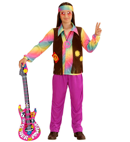 Hippie Shirt With Vest, Pants, Headband