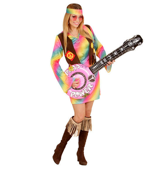 Hippie Dress With Vest, Headband