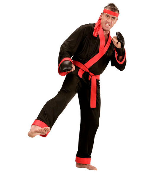 Kick Boxer Coat, Pants, Belt, Headband, Boxing Gloves