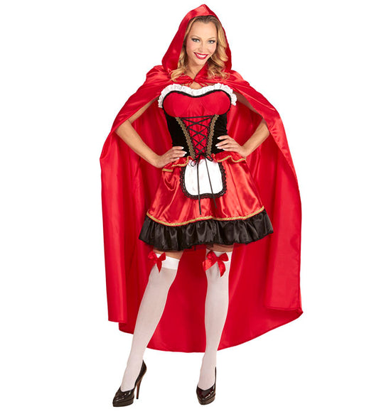 Red Capelet Dress, Hooded Cape