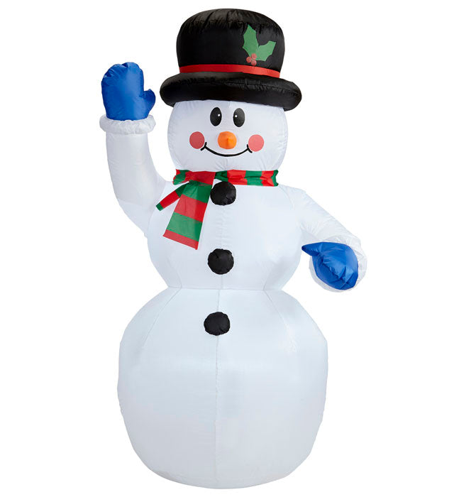 Light-Up Airblown Inflatable Snowman 150 Cm