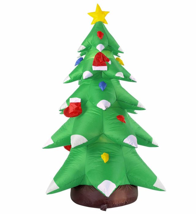 Light-Up Airblown Inflatable Christmas Tree 183 Cm