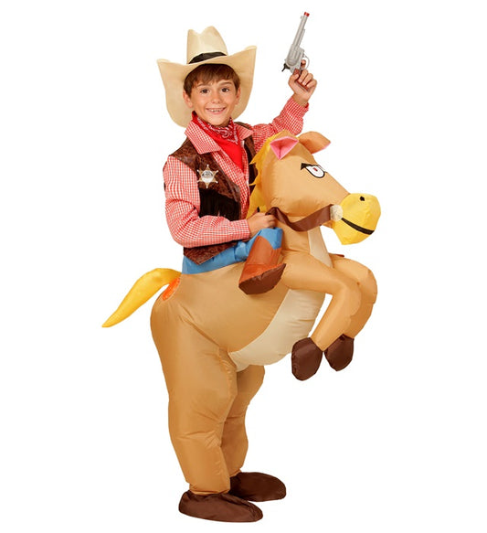 Horse Airblown Inflatable Costume, Hat