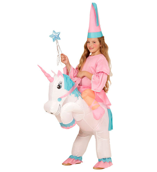 Unicorn Airblown Inflatable Costume, Hat