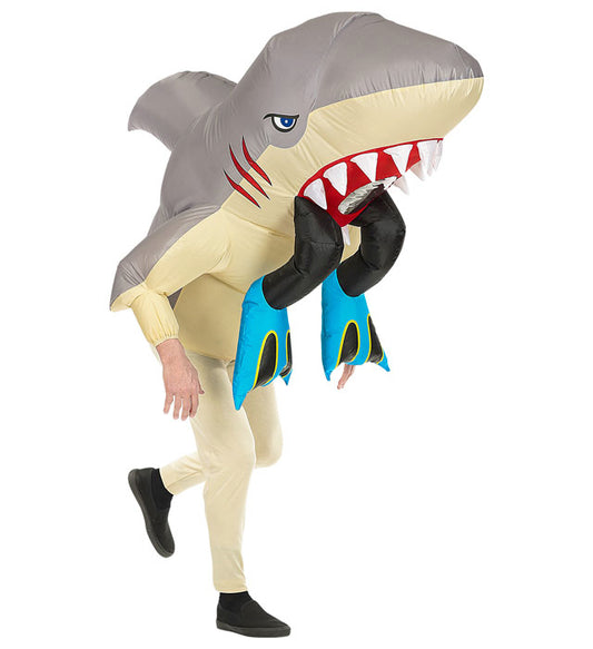 Shark Attack Airblown Inflatable Oversized Costume