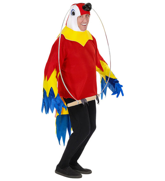 Parrot On A Perch Costume, Mask