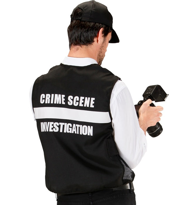 Fbi Crime Scene Investigator Vest, Cap